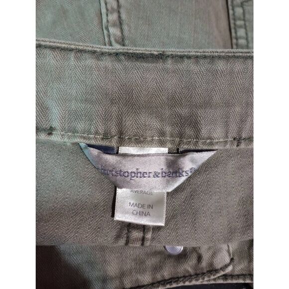 Christopher and Banks Shorts Ladies 16 Green‎ Denim - Picture 4 of 7